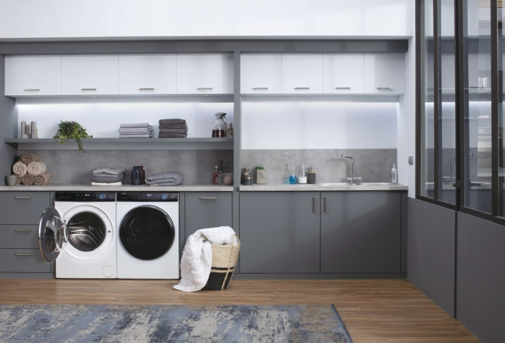 HAIER HW80B14979-S Elöltöltős mosógép 8kg