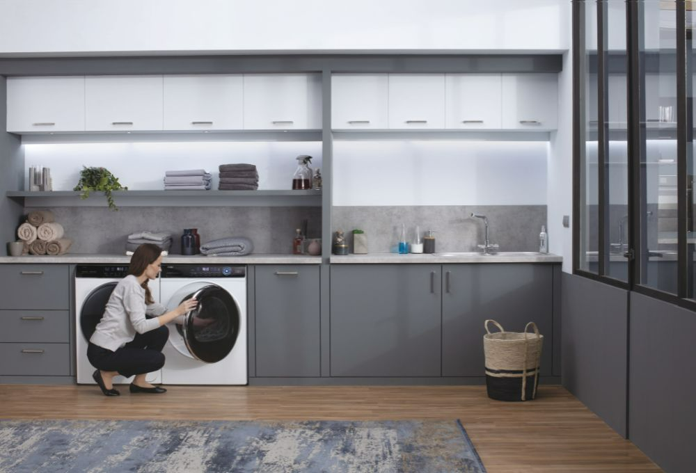 HAIER HW80B14979-S Elöltöltős mosógép 8kg