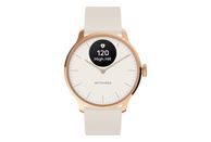 WITHINGS ScanWatch Light - Hybrid Smartwatch (-, Fluorelastomer, Sand/Roségold)