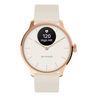 WITHINGS ScanWatch Light - Hybrid Smartwatch (-, Fluorélastomère, Sable/Or rose)