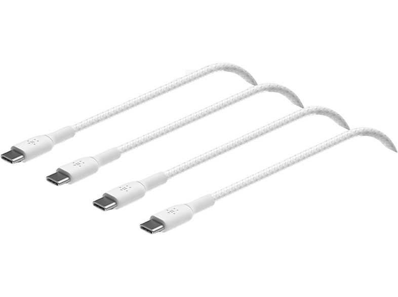 Belkin Usb-c Kabel Boostcharge 1 M Wit - 2 Stuks (cab003bt1mwh2pk)