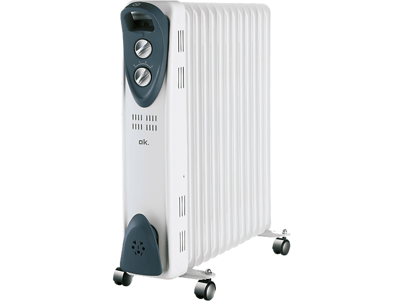 Farho Radiador Electrico Eco R Ultra 1000w (6) • Emisor Termico Con  Termostato Analógico • Ruedas