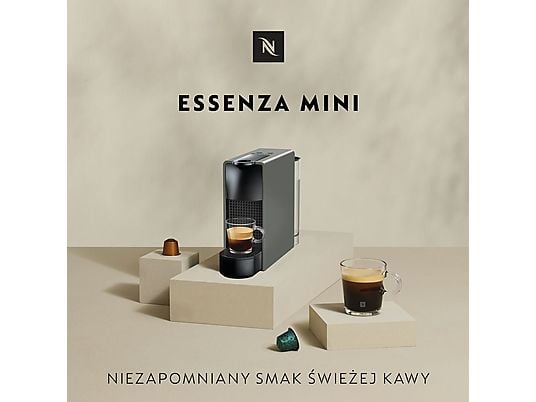 Ekspres na kapsułki KRUPS-NESPRESSO Essenza Mini XN110B Szary