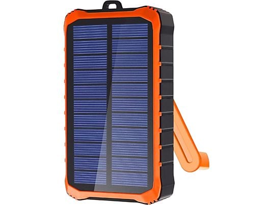 4SMARTS Prepper - Powerbank solaire (Noir/orange)