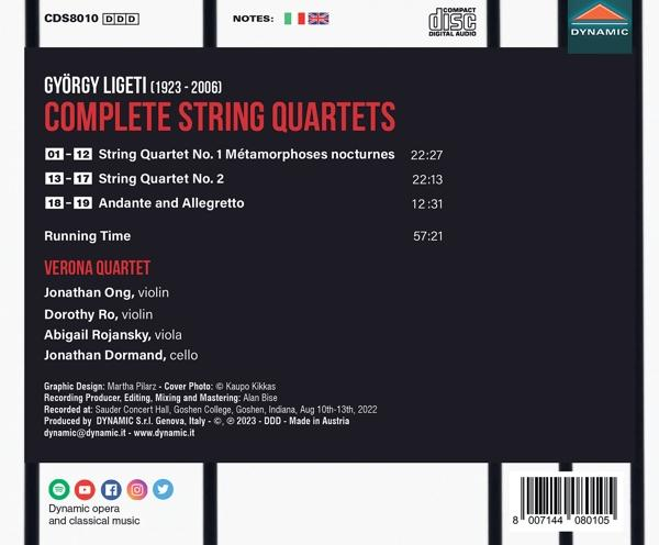Verona Quartet - Sämtliche Streichquartette  - (CD)