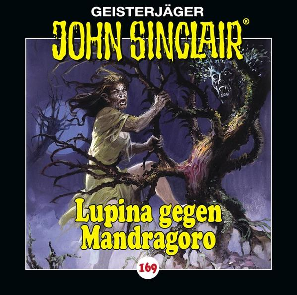 Comic-Cover eines monstererfüllten Waldes, mit gelbem Text und einer kletternden Figur.