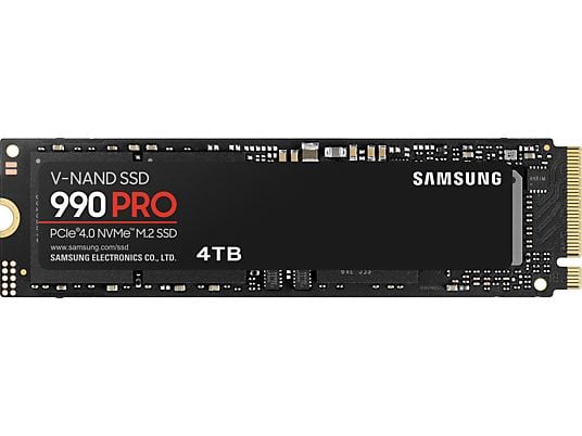 SAMSUNG 990 PRO NVMe M.2 SSD - Disco fisso (SSD, 4 TB, Nero)