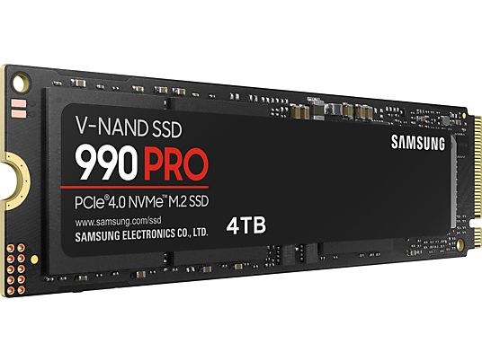SAMSUNG 990 PRO NVMe M.2 SSD - Festplatte (SSD, 4 TB, Schwarz)