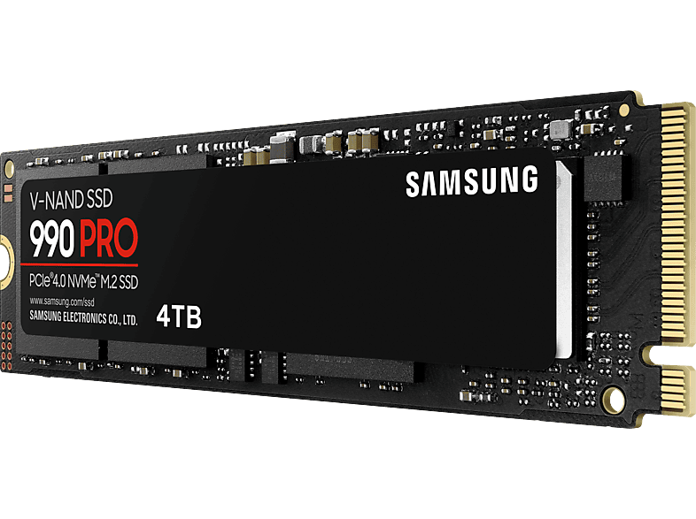 SAMSUNG 990 PRO NVMe M.2 SSD | Festplatte (SSD, 4 TB, Schwarz