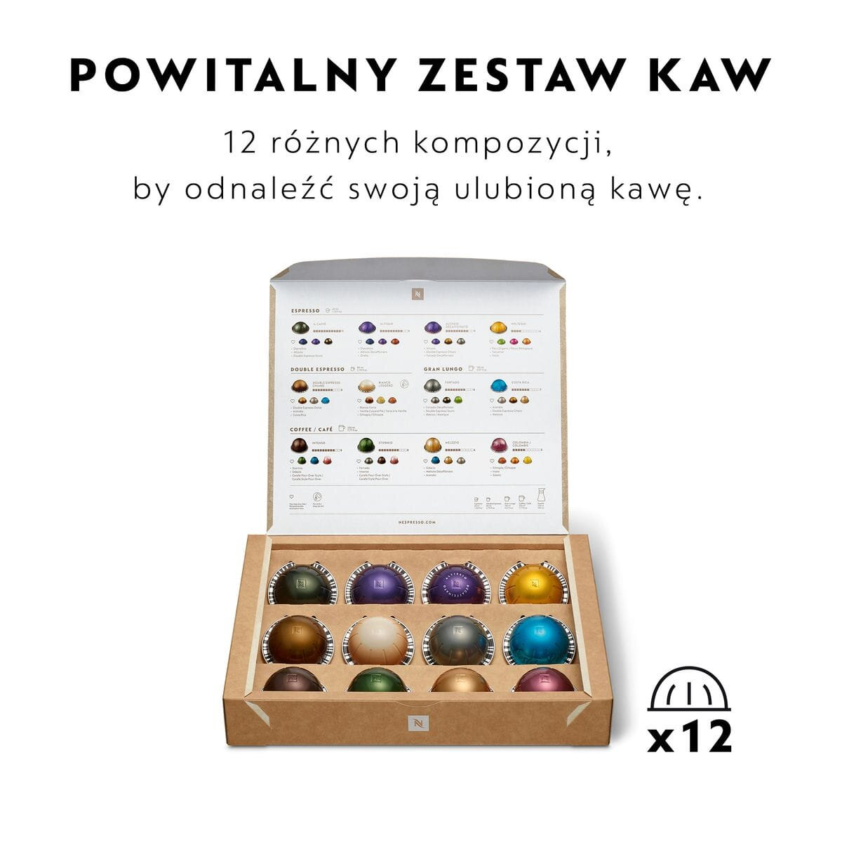 Ekspres na kapsułki DE LONGHI-NESPRESSO Vertuo Next ENV120.BW Premium Brązowy