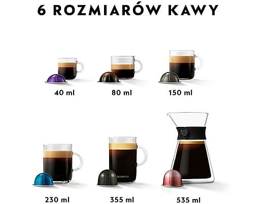 Ekspres na kapsułki KRUPS-NESPRESSO Vertuo Next XN9105 Czerwony