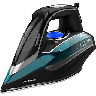 Plancha de vapor - Cecotec Fast&Furious 6060 Ultra, 3100 W, 285 g/min, Bomba de agua automática integrada, Sensor táctil, LCD, Negro