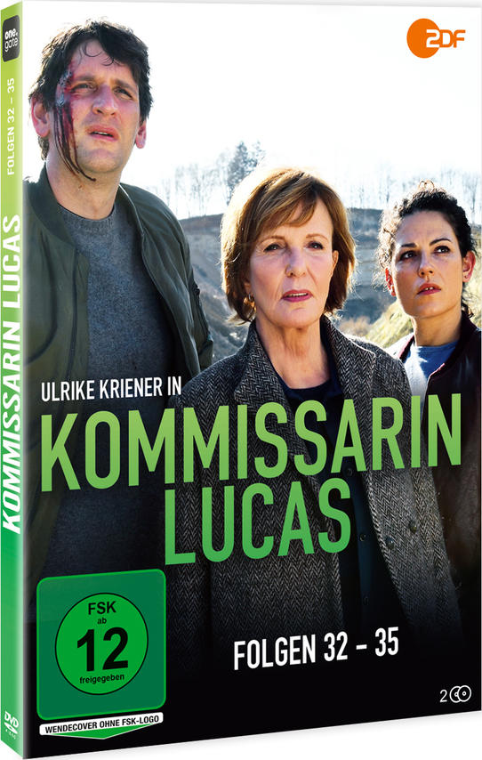 DVD-Hülle, Kommissarin Lucas, mit drei Personen, grünem und weißem Text.