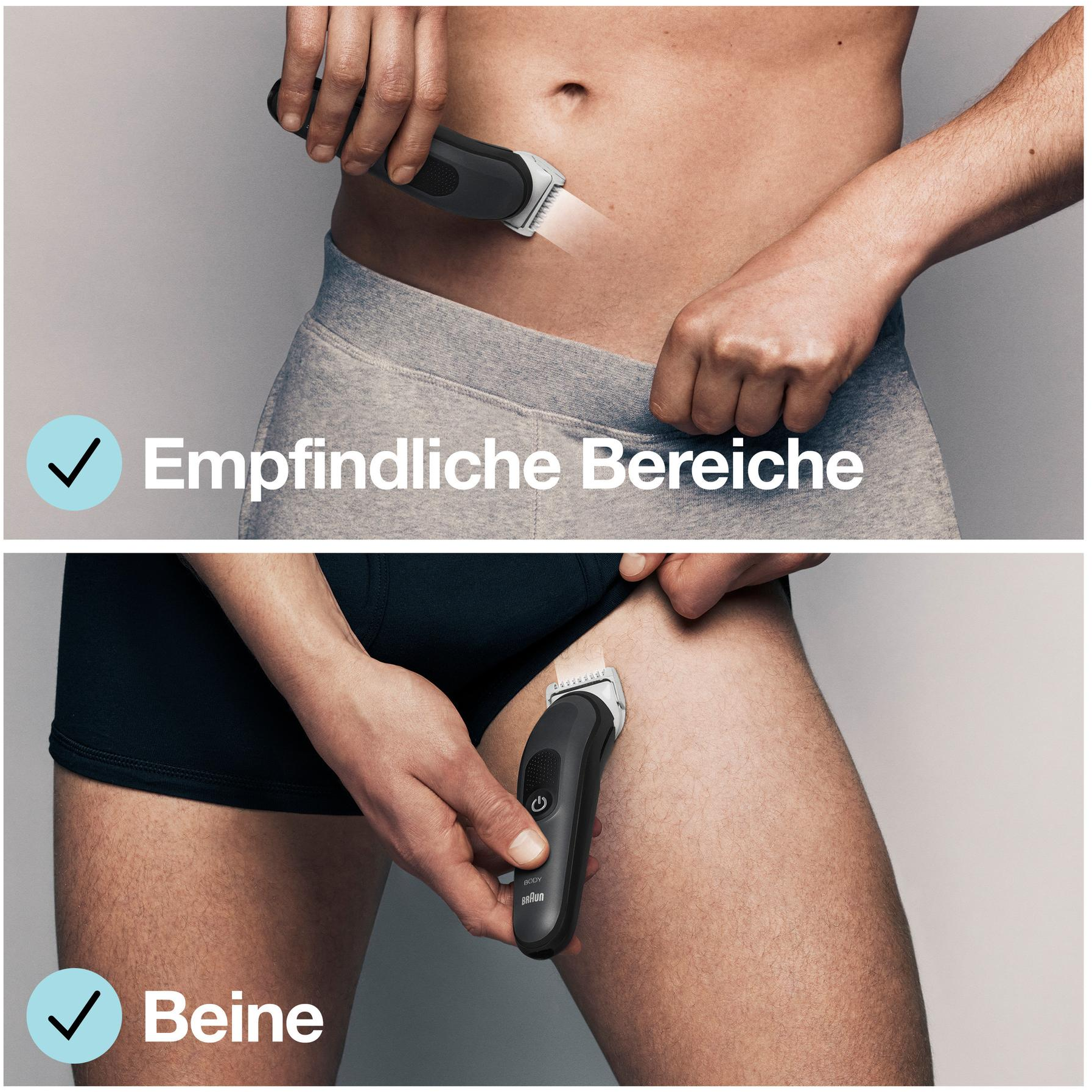 BRAUN Bodygroomer 3 BG3340 - Bodygroomer (Schwarz/Antrazit)