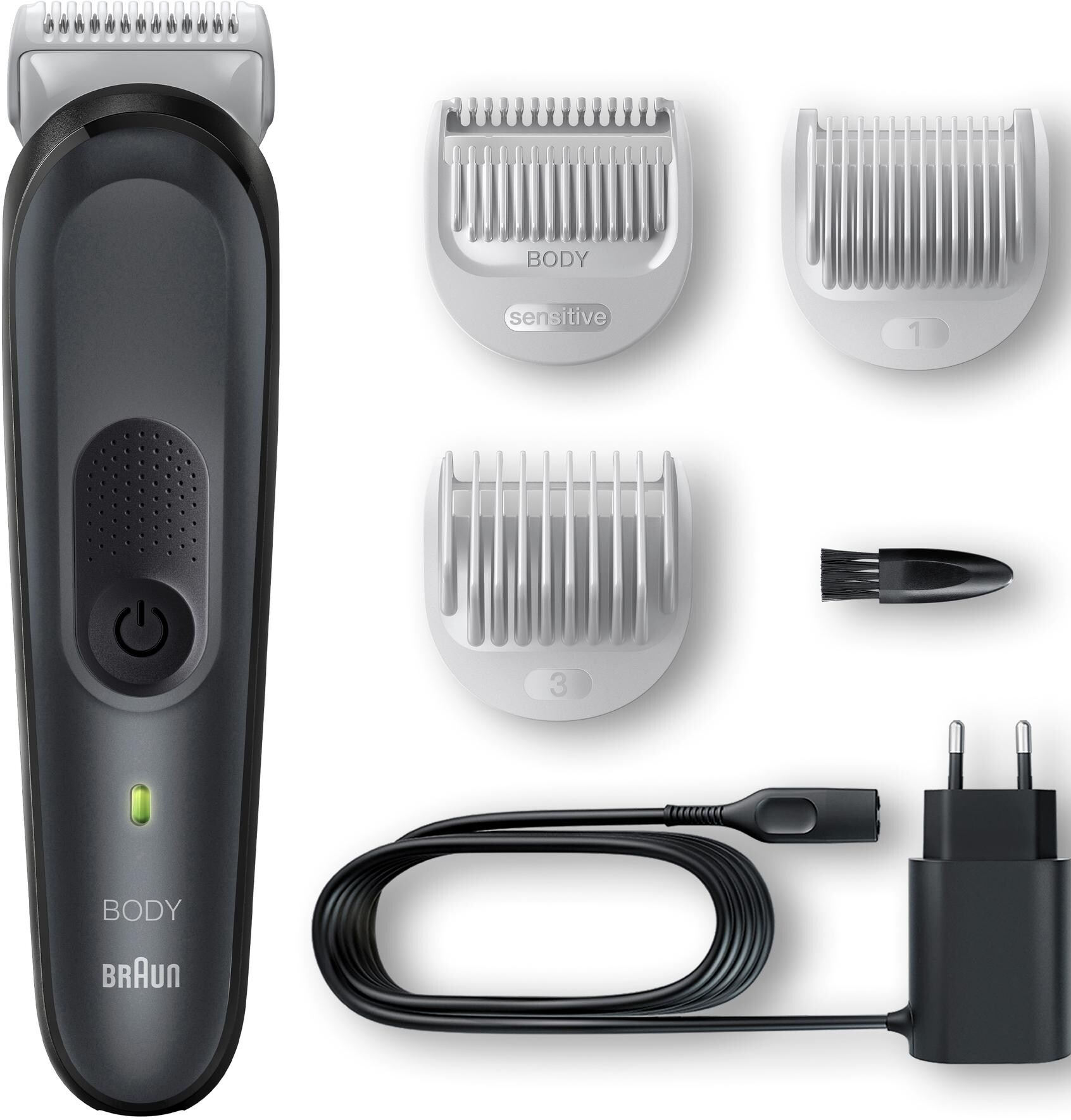 BRAUN Bodygroomer 3 BG3340 - Bodygroomer (Schwarz/Antrazit)