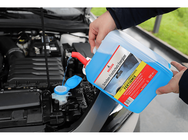 NIGRIN Scheiben-Frostschutz Energizer, 5 Liter Frostschutzmittel, Blau