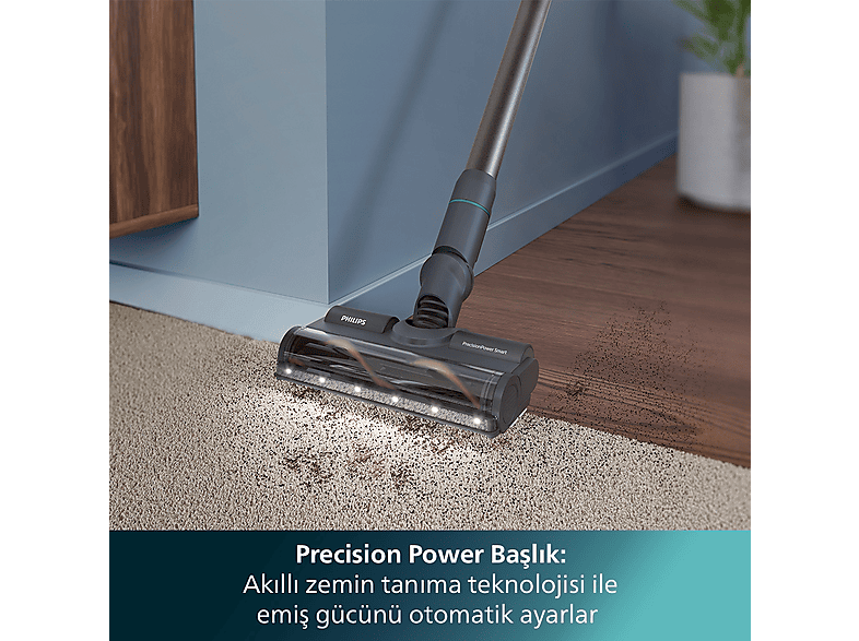 familiar＊超美品！80センチ PHILIPS Aqua Plus 8000 Serisi XC8057/01 Islak Kuru Şarjlı Dikey