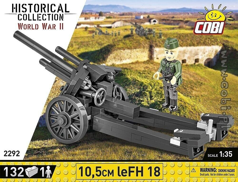 Klocki COBI Historical Collection World War II 10,5 cm leFH 18 2292