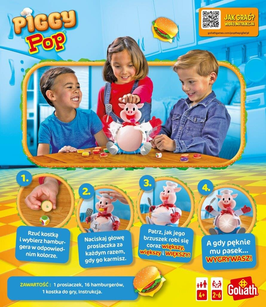Gra rodzinna GOLIATH Piggy Pop 2.1