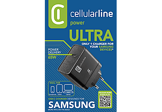 CELLULARLINE USB 65W Type-C Şarj Adaptörü Siyah_1