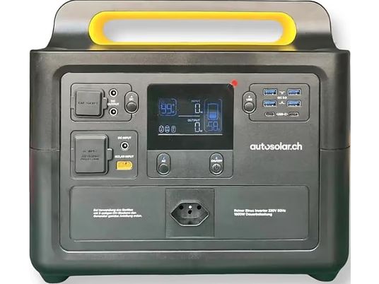 AUTOSOLAR GEN1200 - Powerstation (Schwarz)
