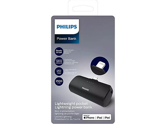 PHILIPS DLP2510V/04 - Powerbank (Noir)