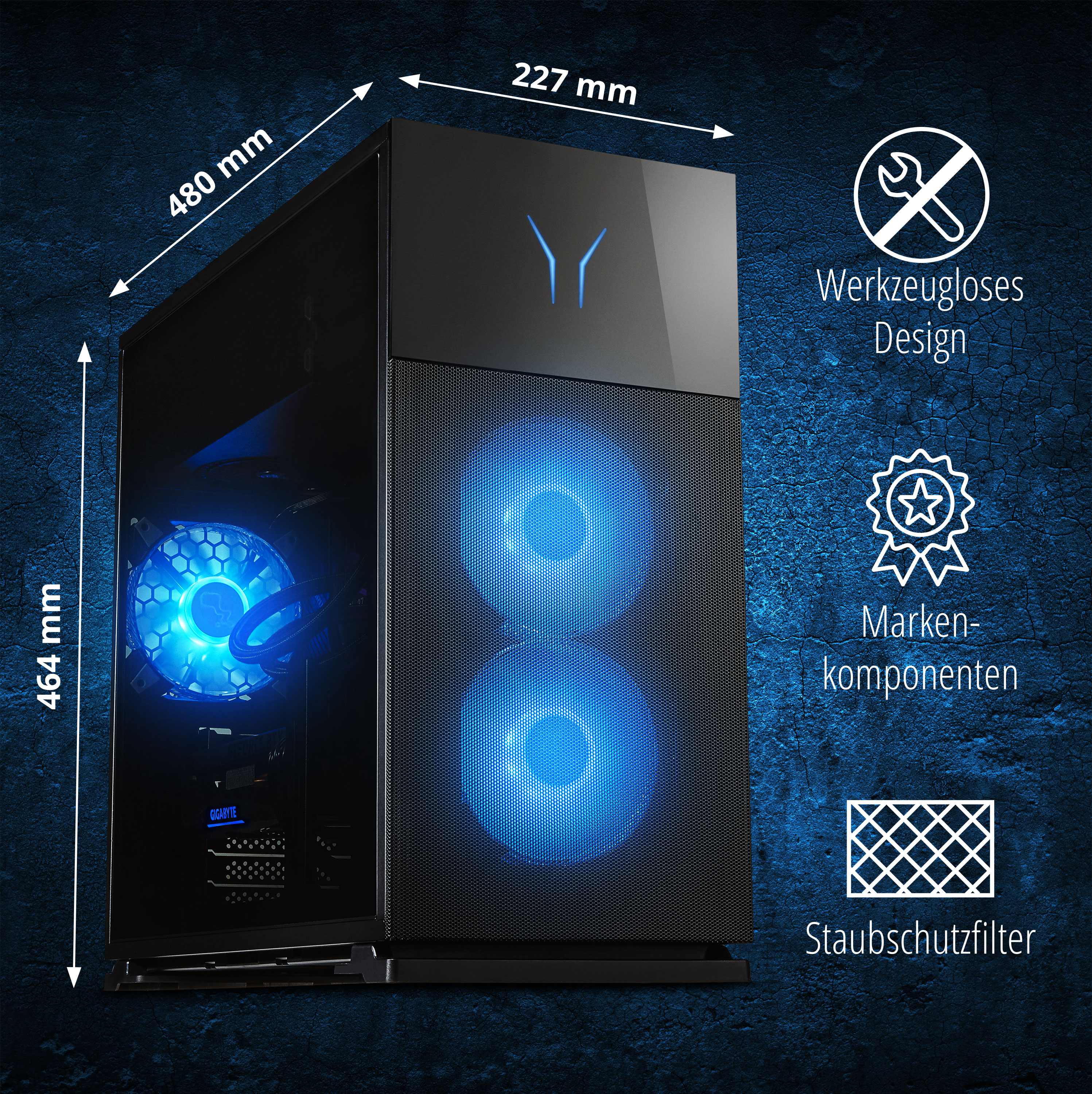 MEDION ERAZER Hunter 11 X30 Gaming (64 RTX™ mit Home Prozessor, Windows GB 4080 PC Bit), 32 TB RAM, (MD34550), NVIDIA, Intel® i7-14700K GeForce 1 SSD