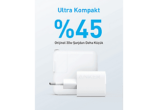 ANKER 323 33W USB-C + USB-A Şarj Cihazı A2331 Beyaz_1