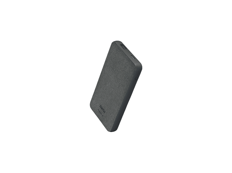 Hama Fabric 10 Power Bank 10000 mAh Grey