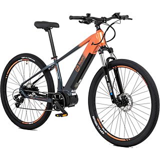 REACONDICIONADO B: Bicicleta eléctrica - Youin MTB Kilimanjaro, Talla M, Potencia 250W, Velocidad 25 km/h, Autonomía hasta 70 km, Naranja y negro