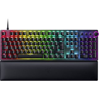 Teclado gaming - Razer Huntsman V2 Tenkeyless (Purple Switch), USB-C, Retroiluminación Chroma RGB, Negro