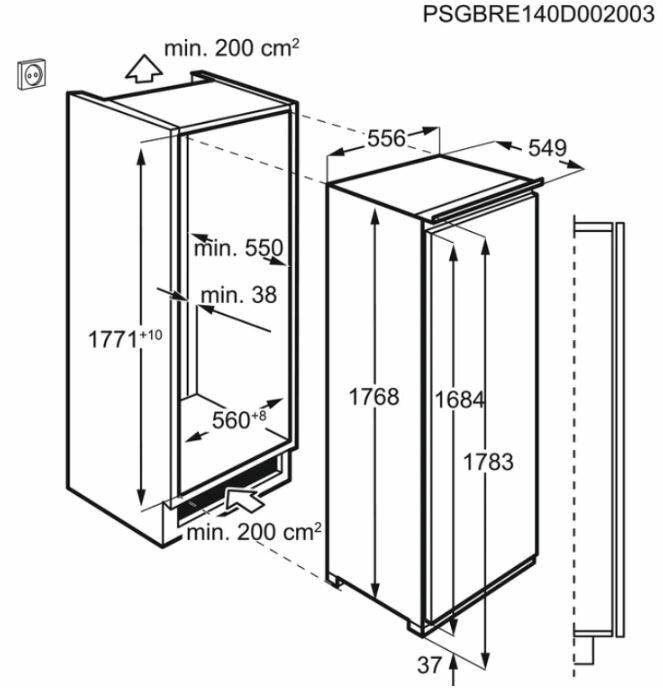 Zamrażarka AEG ABE818F6NC
