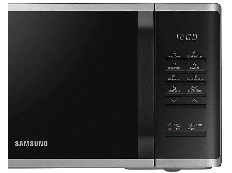 Kuchenka mikrofalowa SAMSUNG MS23K3513AS/EO 800W średnica 28.8 cm pojemność 23L Quick Defrost Srebrny – zdjęcie 3