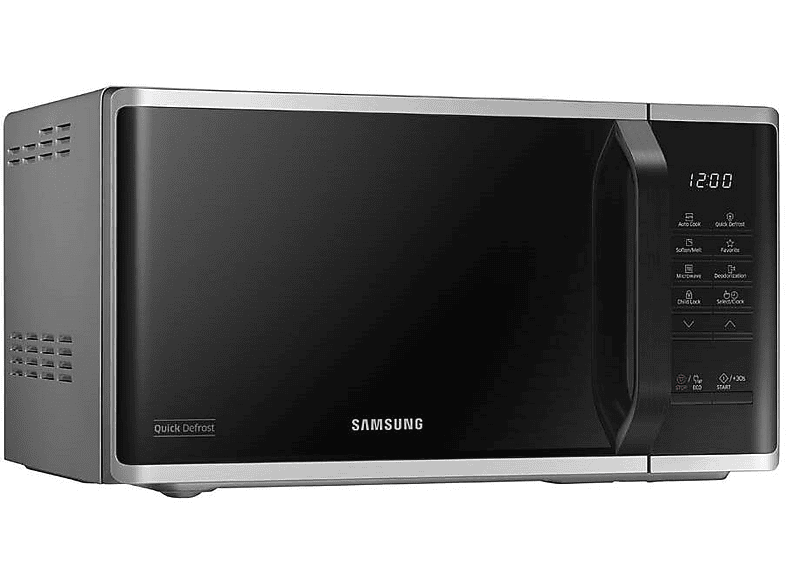 Kuchenka mikrofalowa SAMSUNG MS23K3513AS/EO 800W średnica 28.8 cm pojemność 23L Quick Defrost Srebrny – zdjęcie 2