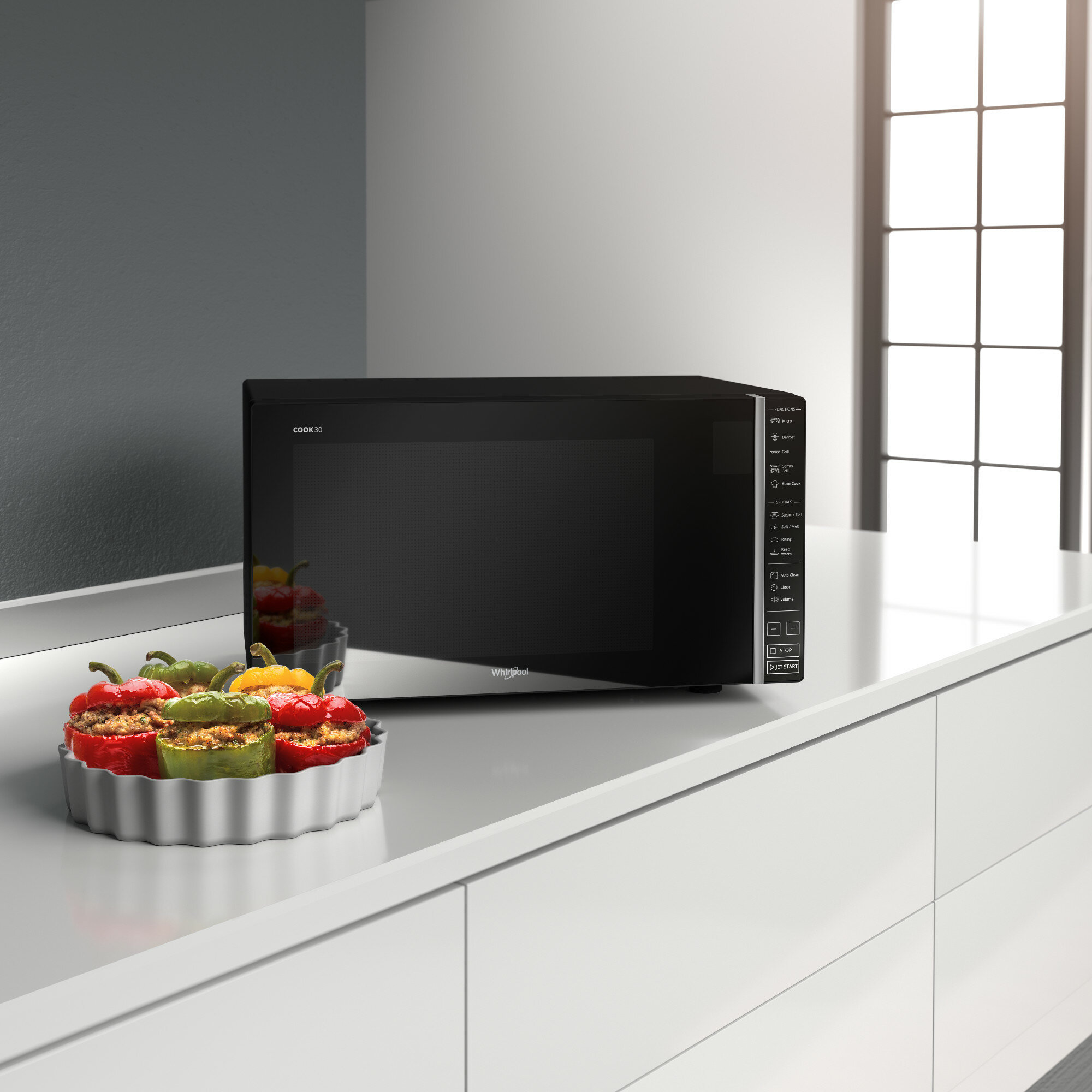 Kuchenka mikrofalowa WHIRLPOOL MWP303SB