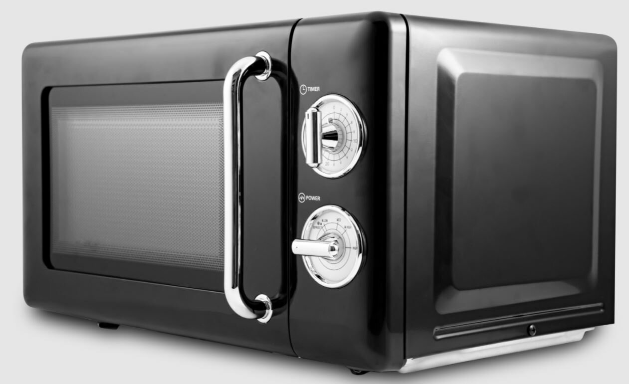 Kuchenka mikrofalowa OK. OMW 2021 BLACK RETRO
