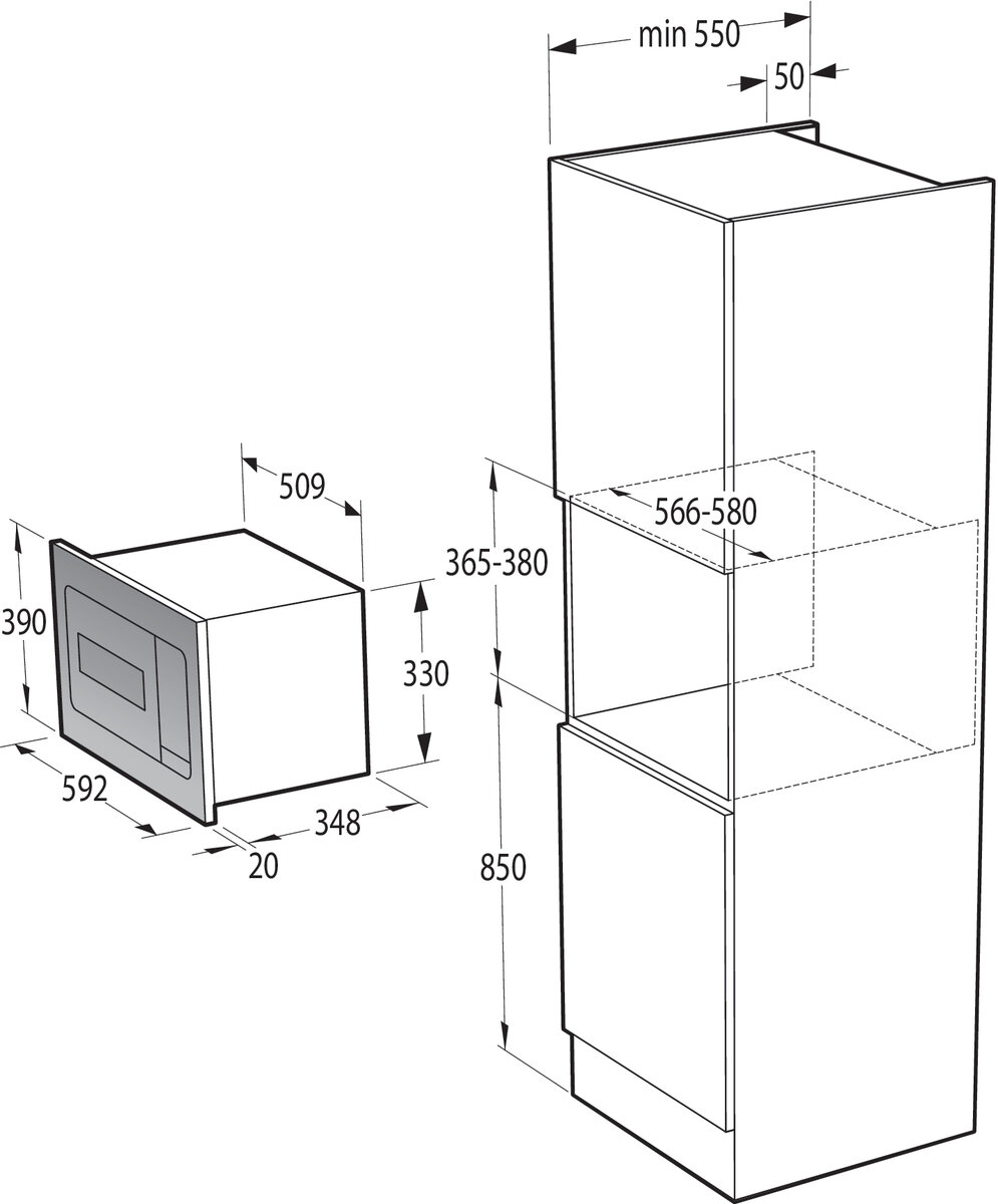 Kuchenka mikrofalowa GORENJE BM235SYW