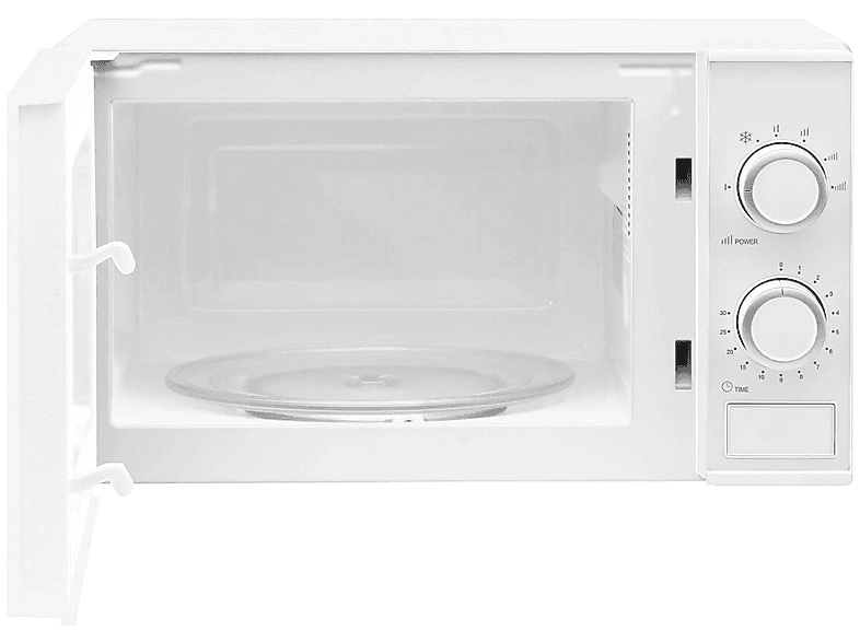 Kuchenka mikrofalowa AMICA AMGF20M2GW 800W średnica 24.5 cm pojemność 20L MultiWave System Biały – zdjęcie 2