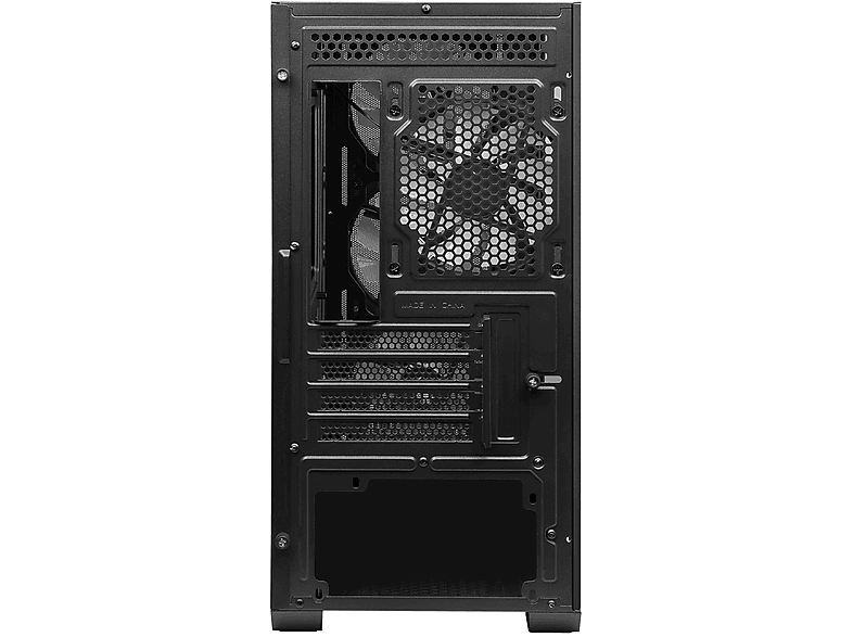 MSI Mag Forge M100A D60 3x120mm 1x120mm ARGB Fan 600W 80+ mATX Gaming Bilgisayar Kasası Siyah_4