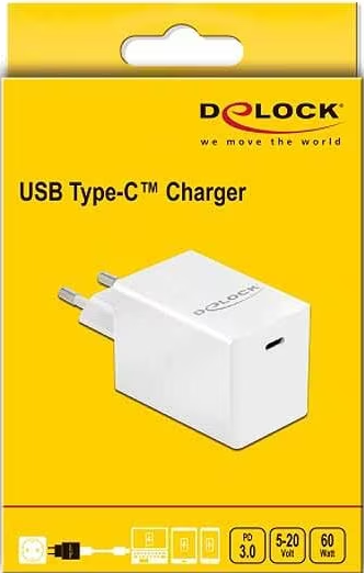 DELOCK 41447 - USB-Wandladegerät (Weiss)