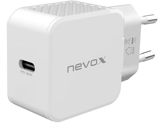 NEVOX 2008 PD - Caricatore USB da parete (Bianco)