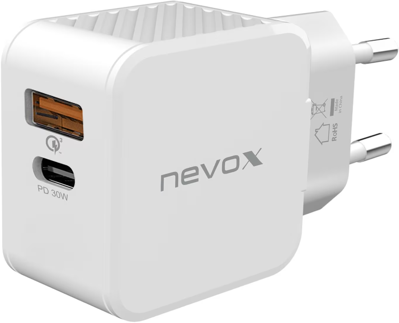 NEVOX 2009 PD - USB-Wandladegerät (Weiss)