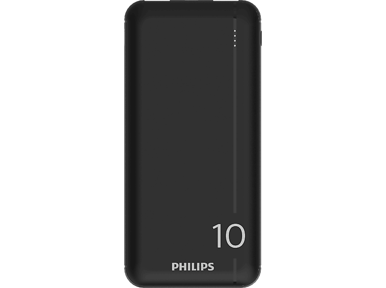 PHILIPS DLP1812PB 10.000 mAh 2xUSB-A  2.1A USB-C Çıkış PD Taşınabilir Şarj Cihazı Siyah_0