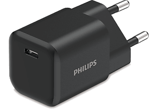 PHILIPS DLP4333CB 30W PD USB-C Şarj Adaptörü Siyah_0