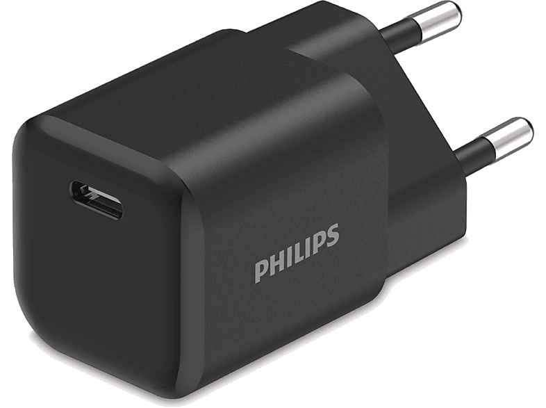 PHILIPS DLP4333CB 30W PD USB-C Şarj Adaptörü Siyah