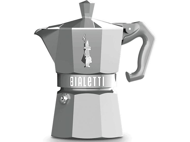 BIALETTI 9053 Moka Exclusive 3 adagos kotyogós kávéfőző, ezüst