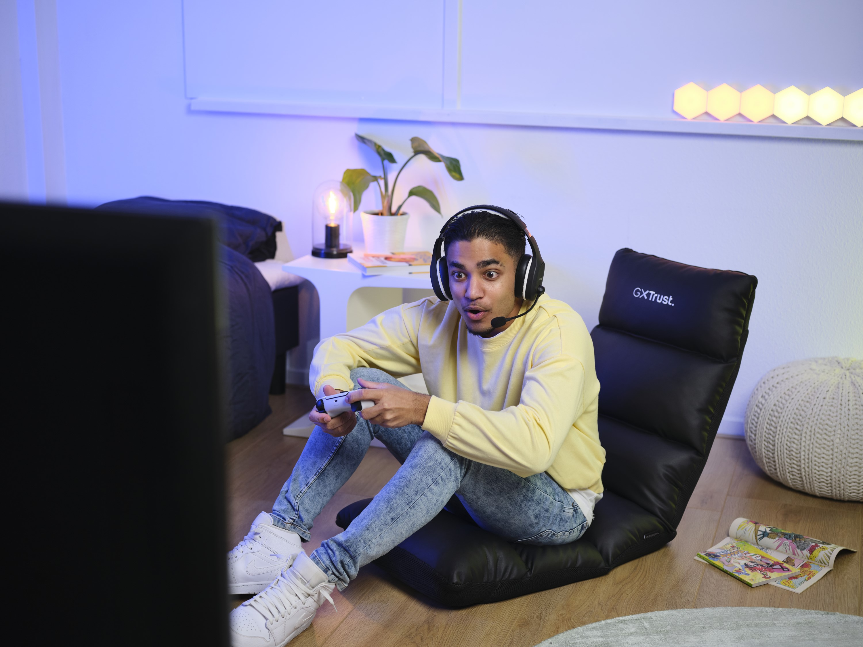 TRUST Gaming stoel Rayzee Zwart (GXT718)