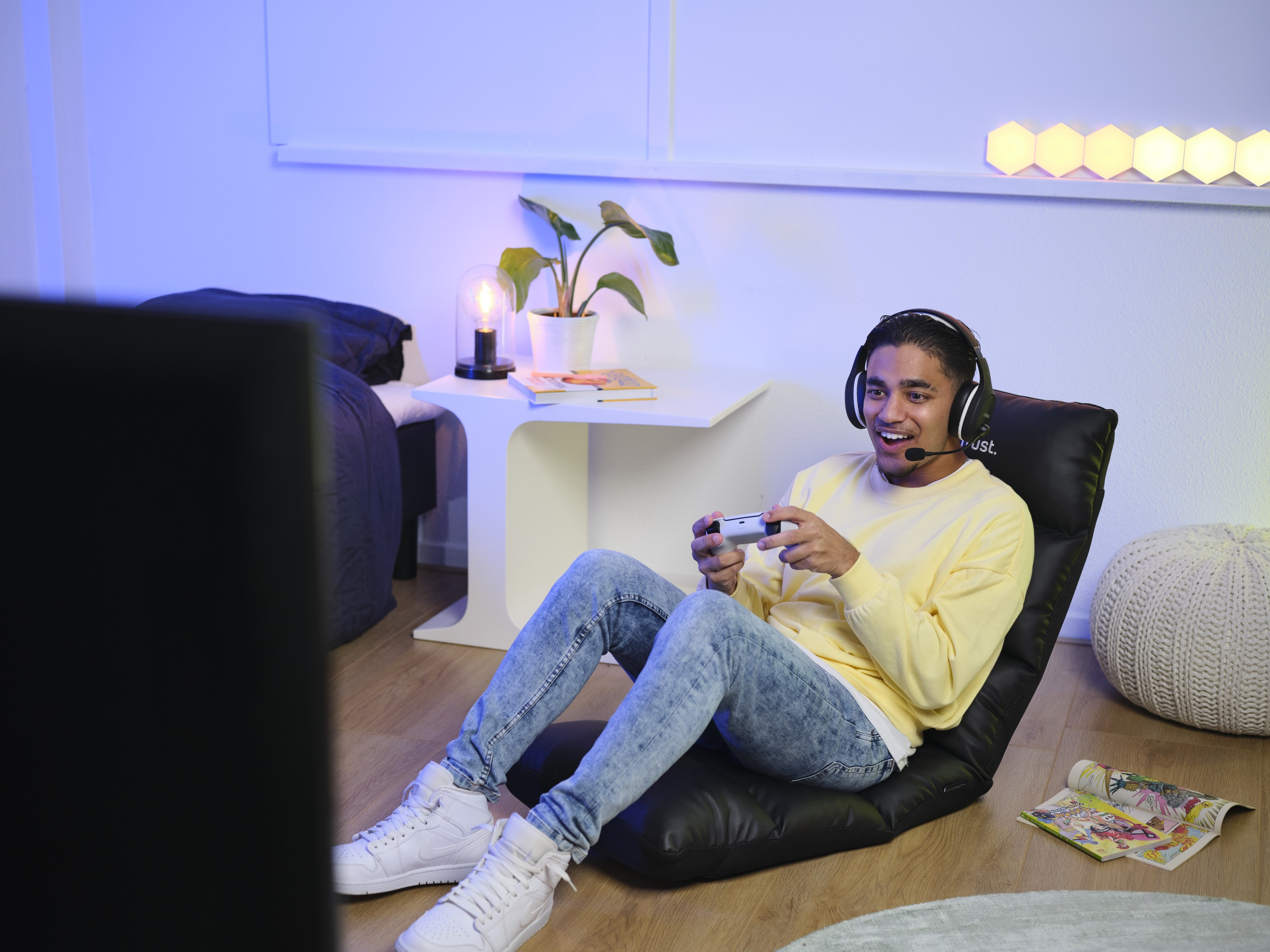 TRUST Gaming stoel Rayzee Zwart (GXT718)