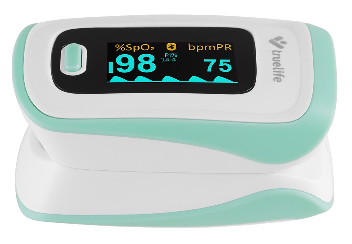 TRUELIFE TLOX5 Oximeter X5 BT Pulzoximéter okostelefon alkalmazással