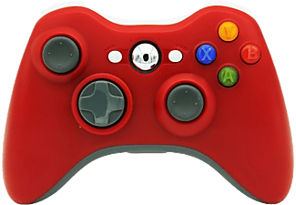 FROGGIEX Xbox 360 / PC vezeték nélküli kontroller vezeték nélküli adapterrel, piros